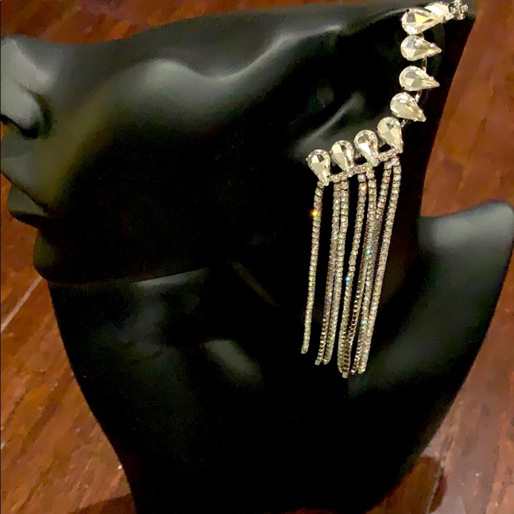 Rhinestone earrings